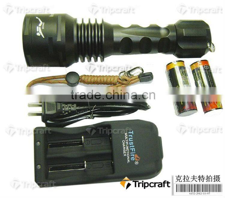 TrustFire 100M Deep diving flashlight TR-DF003 3*XM-L T6 LED 5-mode 3000LM high light