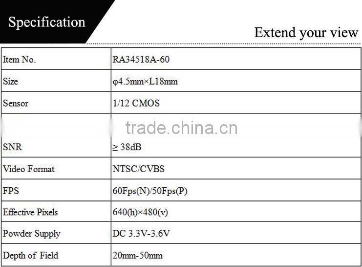 Six Highlight LED 1/12" CMOS Industrial Camera Module