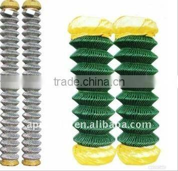 PVC / Galvanized Chain Link Fence(competitive price)