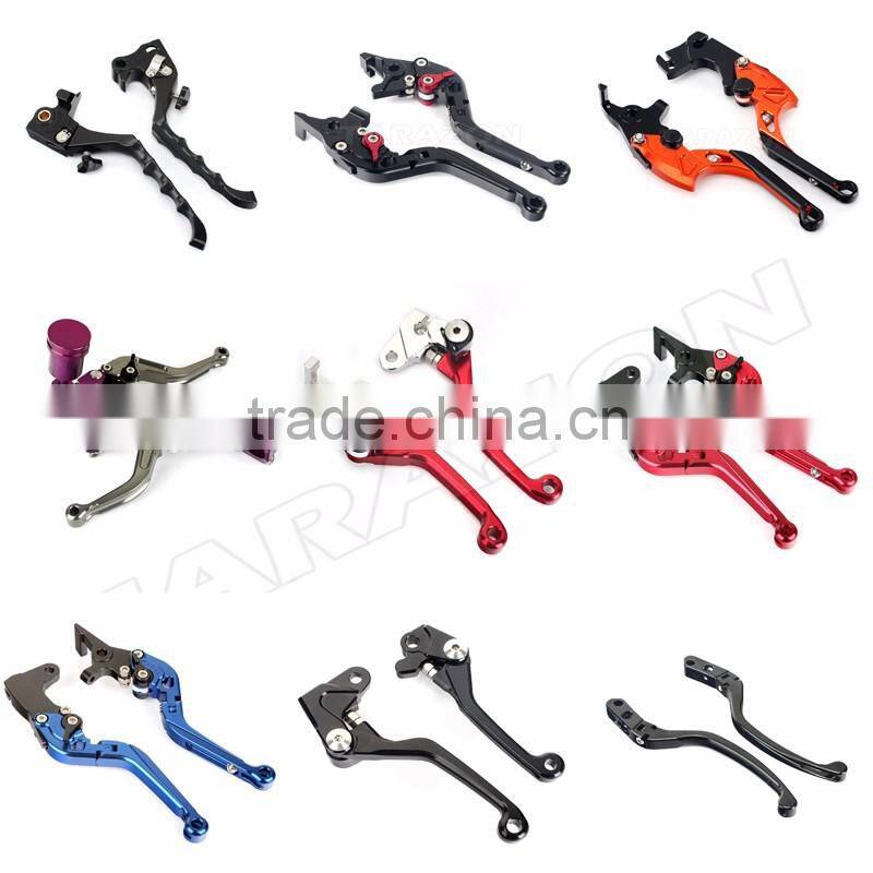 Motorcycle adjustable handle brake clutch lever