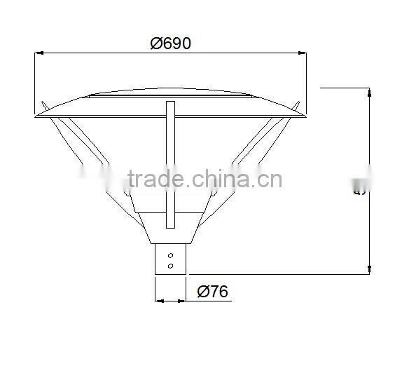 2016 High Quality Yard Light with 3 warranty Good-looking garden light