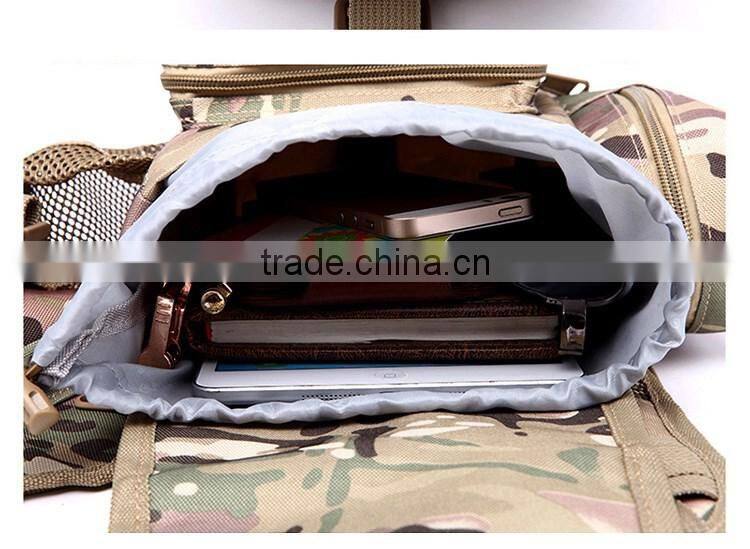 Outdoor travelling bag 800D army camouflage camera shoulder bag