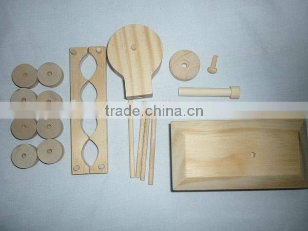 primary color wooden ship model for wholesale