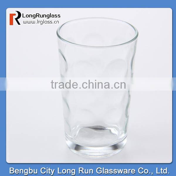 LongRun 200ml high quality transparent drinking glass cup water mug