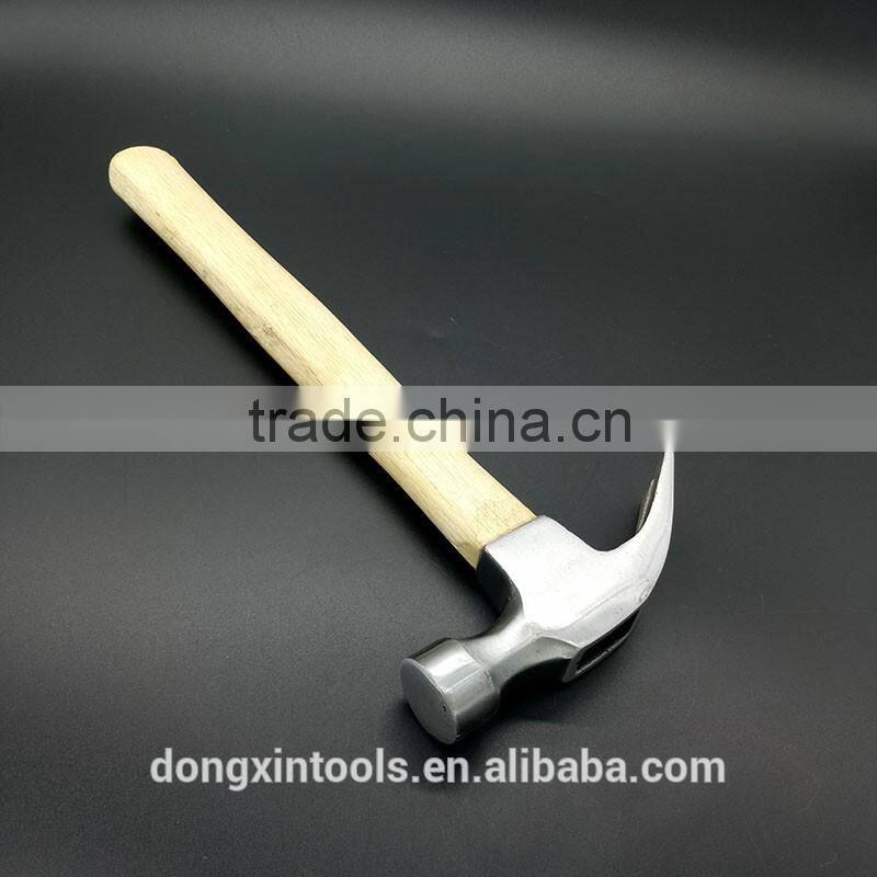 best selling 500g claw hammer with wooden handle
