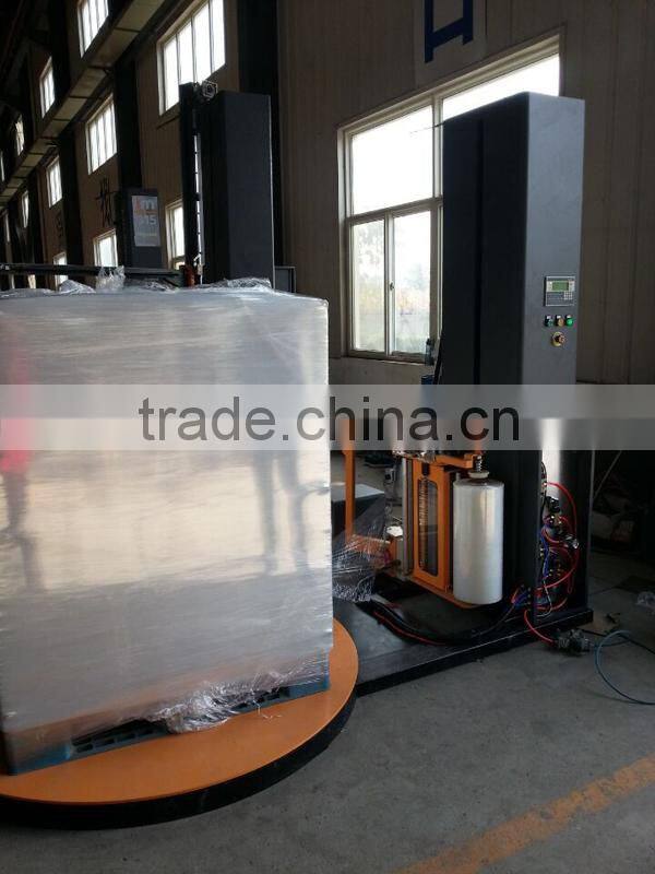Jinan pre-stretch system box wrapping machine