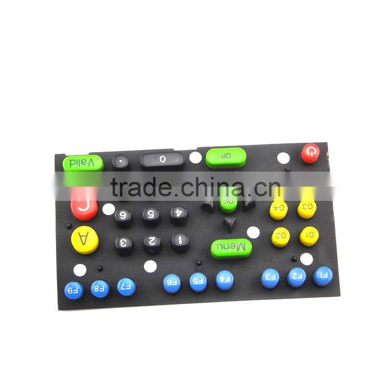 Factory custom silicone button, conductive silicone single button, OEM silicone push button
