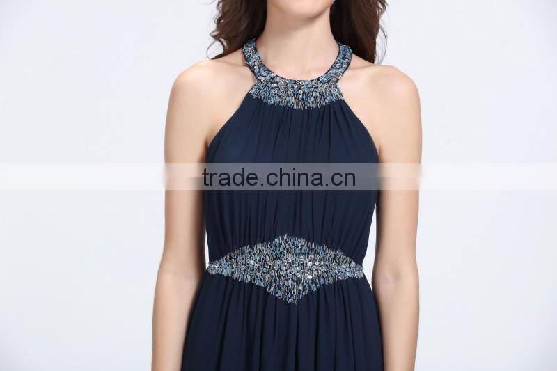 2016 new style elegant manual bead evening dress