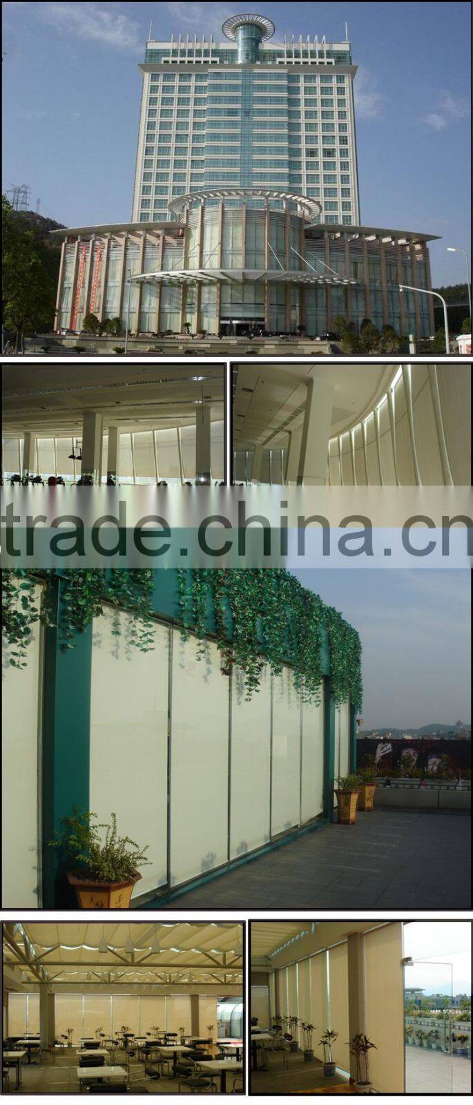 Hot sale lutron motorized shades blinds for restaurant