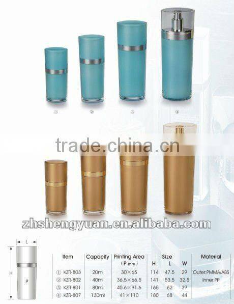 cosmetic package acrylics lotion bottle with eye shape