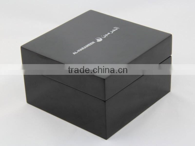 Luxury custom Logo High lacquer Wooden watch box