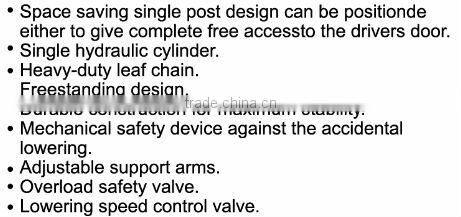 Torin BigRed 2.5 Ton One Post Lift