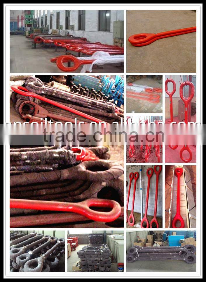 API SPEC 8C/7K Single and Double DH/SH type Elevator Links in Oilfield, Oil and Gas Forged elevator links for oil well drilling