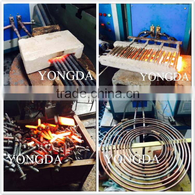 Electromagnetic induction heating system induction forging steel rod machine