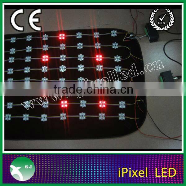 WS2801 color change SMD5050 steel cover led module 4pcs 5050leds