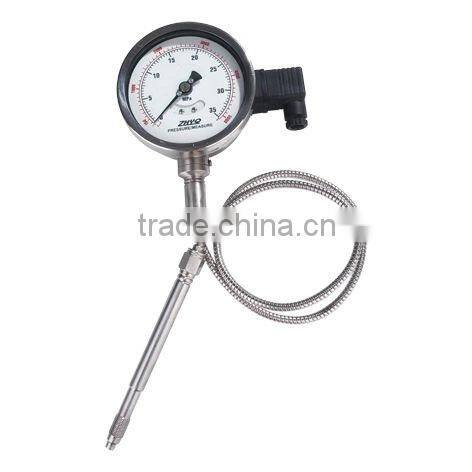 4-20mA output flexible stem mechanical melt pressure gauge
