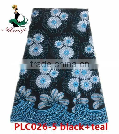 Haniye 2016/top quality hot selling cheap price for man dress swiss voile lace polish cotton laces /PLC026