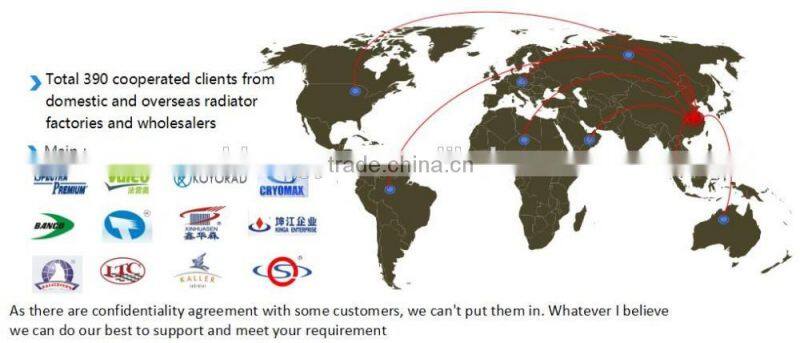 Engine for tata with radiator plastic tank pa66 gf30