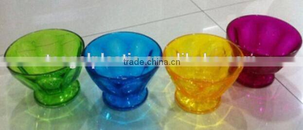 Plastic PS ice cream sundae dish #TG20778