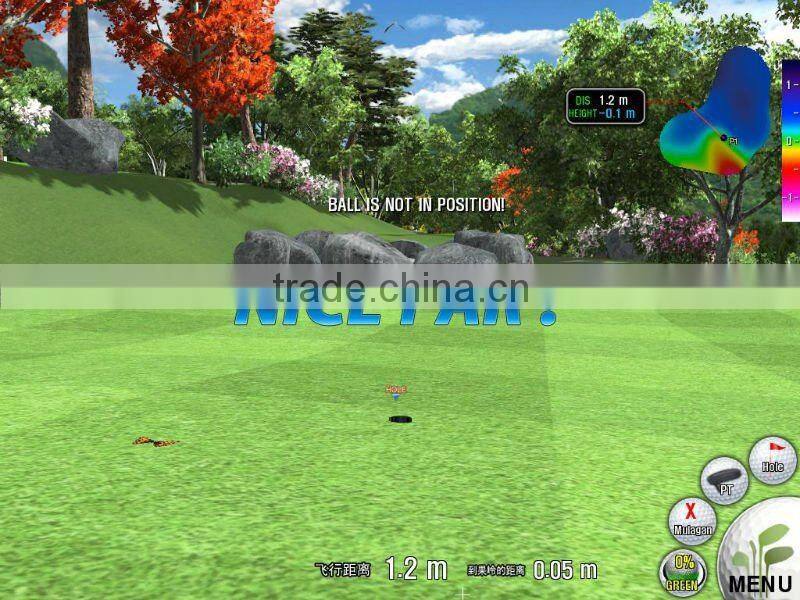 simulated golf