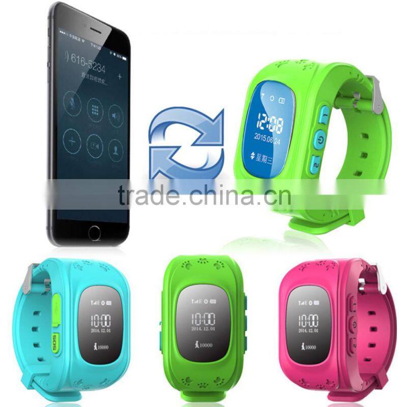 Cheap Q50 gps watch with SOS gps gsm watch with Emergency Anti Lost