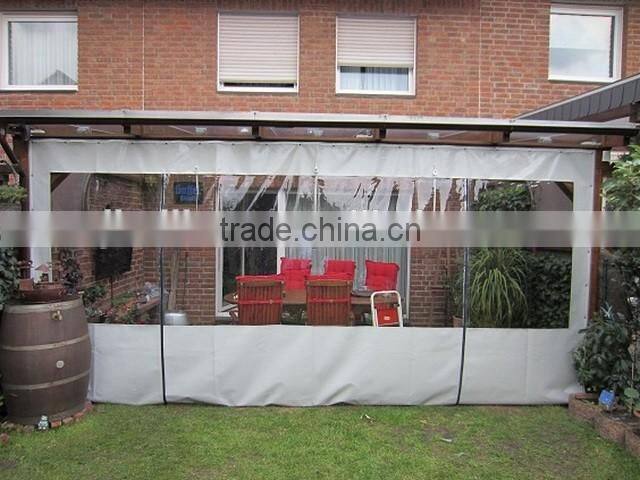 7.3x1.8m Clear PVC Tarpaulin Cover Market Stall Tarp,Glass Clear PVC Tarpaulin 350g 24ft*6ft
