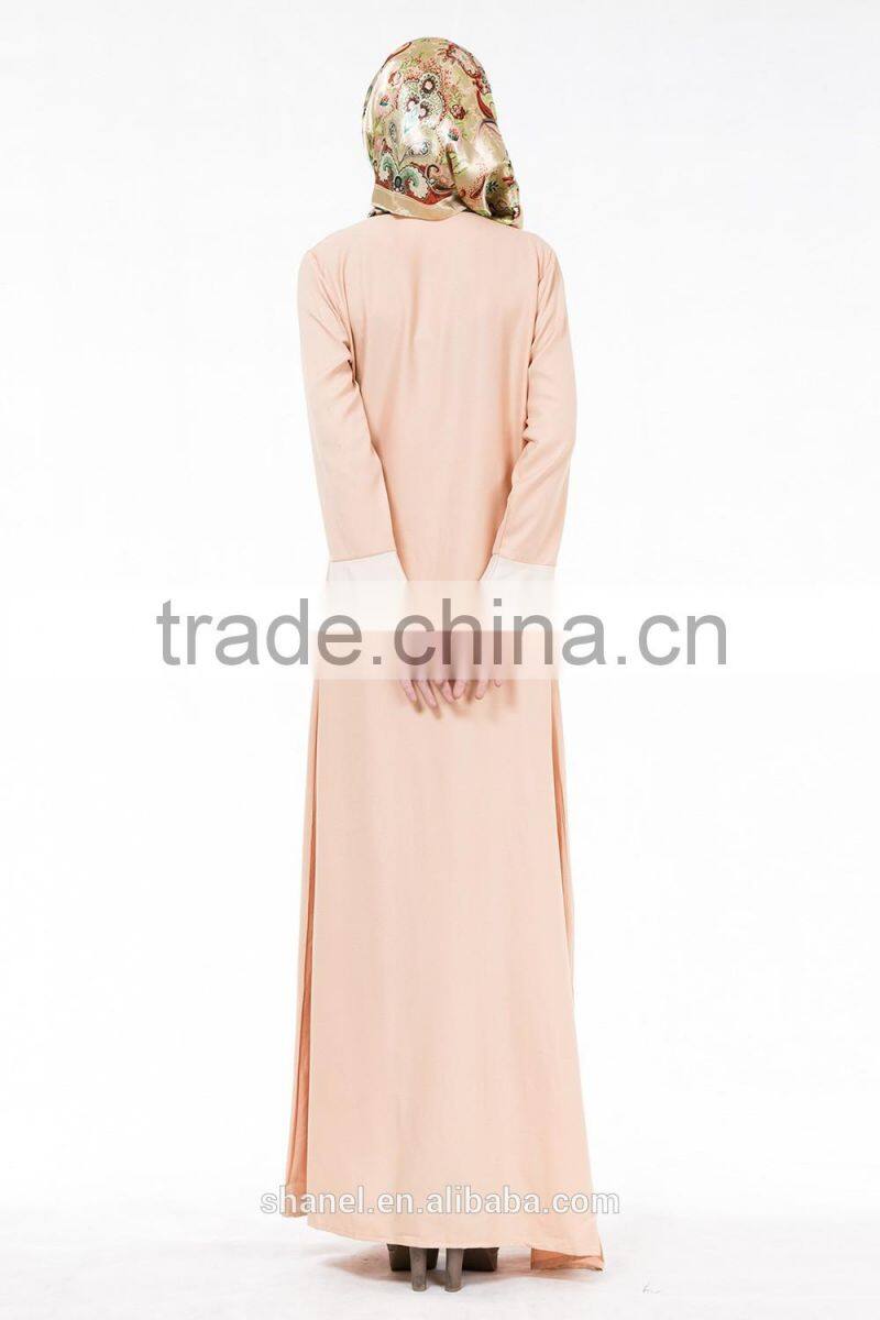 2016 new muslim abaya long dress flare sleeve islamic women clothing