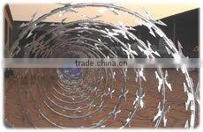 galvanized razor barbed wire mesh