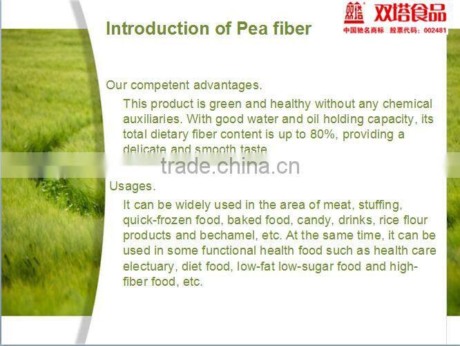Pea Fiber 100mesh Food Grade 20KG/BAG with ISO22000 Pea Fiber