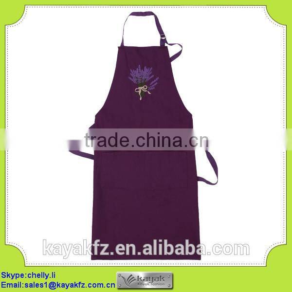 orange bib stylish promotional aprons for supermarket