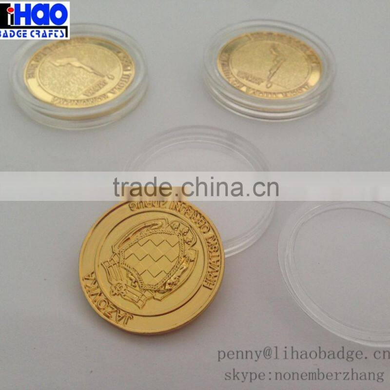 Custom Challenge Coins, Metal Coin, 24K gold Coin 2016