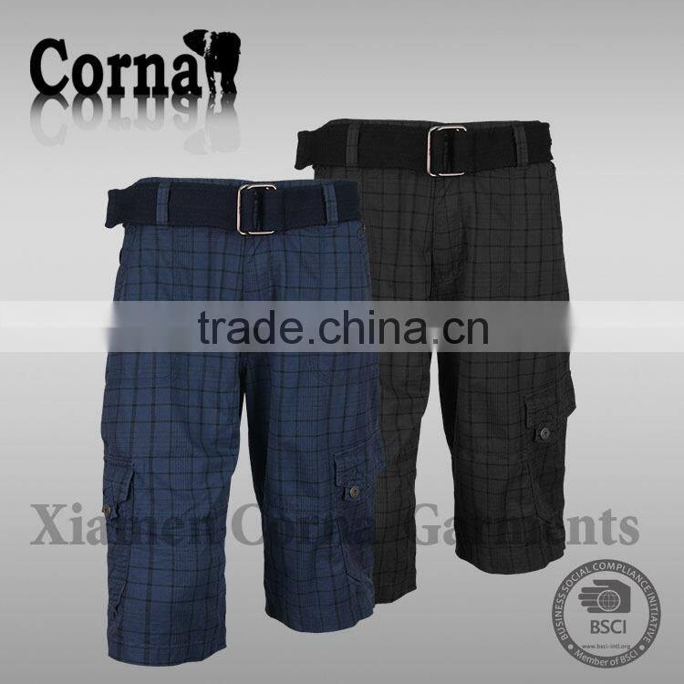 New fashion 100% polyester worsted cool design short pants with great price