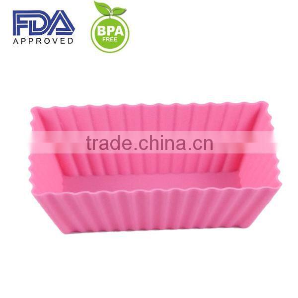 Lifetime Guarantee Cake Tool FDA Silicone Baking Cups in 6 colors