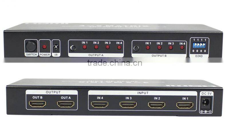 HDMI martix 4by2 with EDID, 4K x 2K