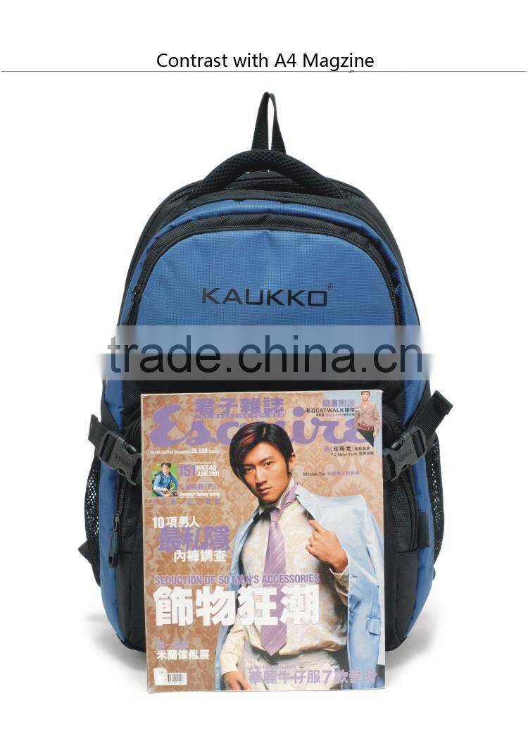 Blue Nylon Laptop Bag Comfortable and Quality Day Style Backpack