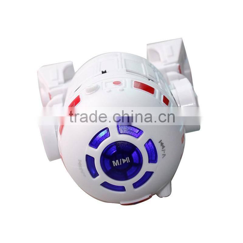 2016 hot new Robot design cartoon gift bluetooth speaker shenzhen mini portable