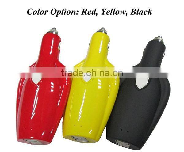 Many colors for choice car charger usb hub