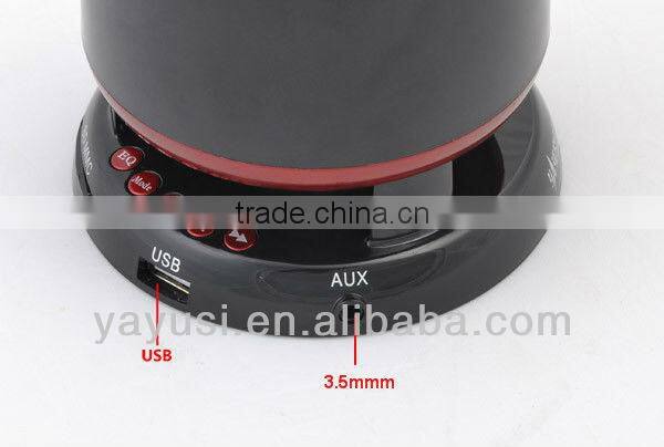 Bullet shape FM speaker supporting SD/TF