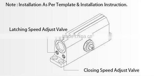 Hot seller square door closer heavy duty door closers