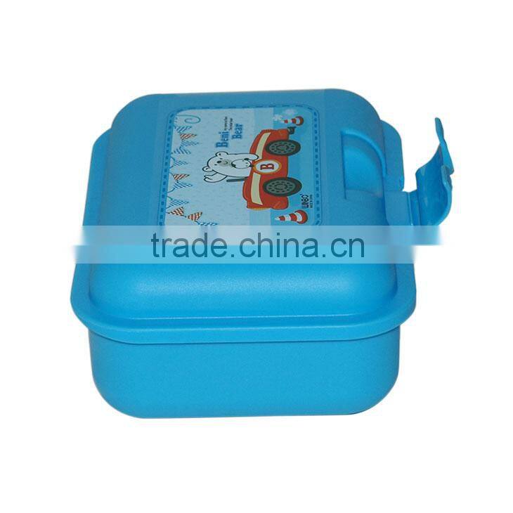 Food grade simple and conveninent plastic lunch box with BPA free certificate