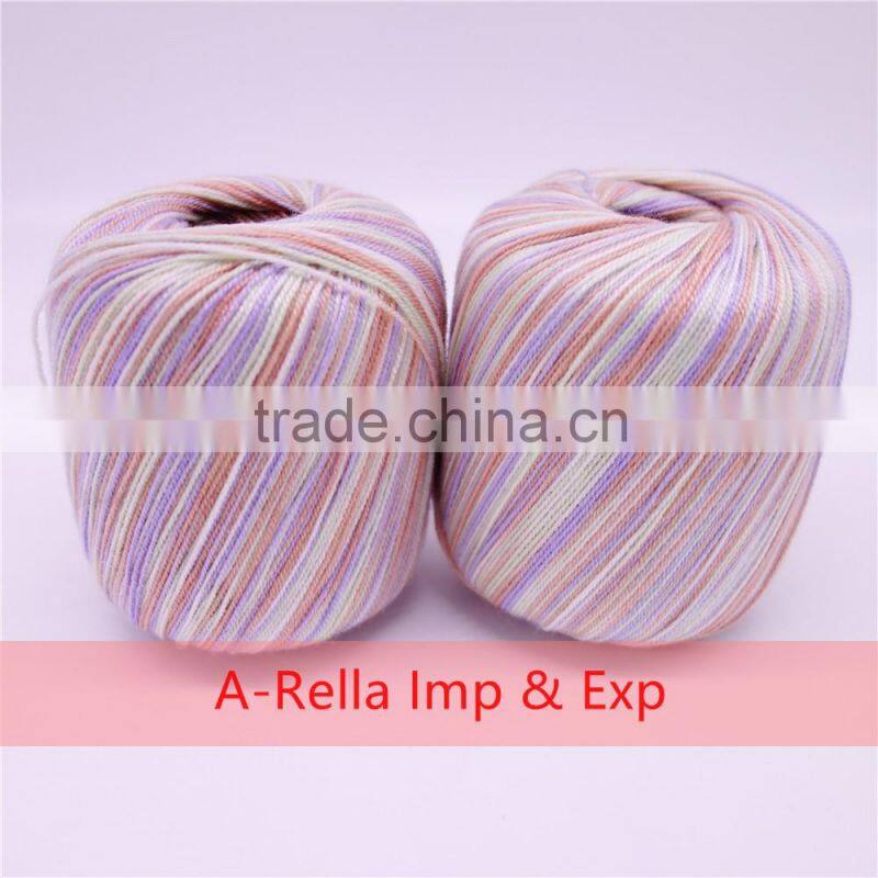 acrylic yarn for hand knitting , multicolors types of 100% acrylic yarn hand knitting yarn