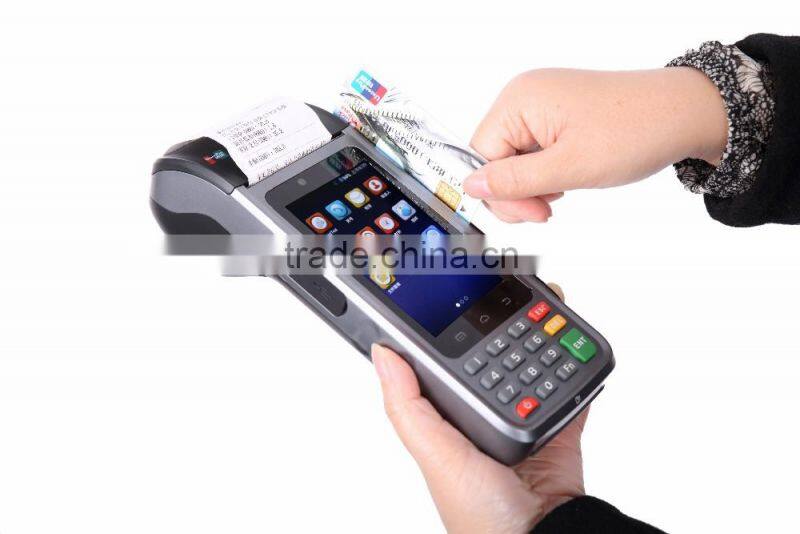 handheld pos device with thermal printer/code scanner for transportation/stadiums/medical centers/education/Commercial Parking