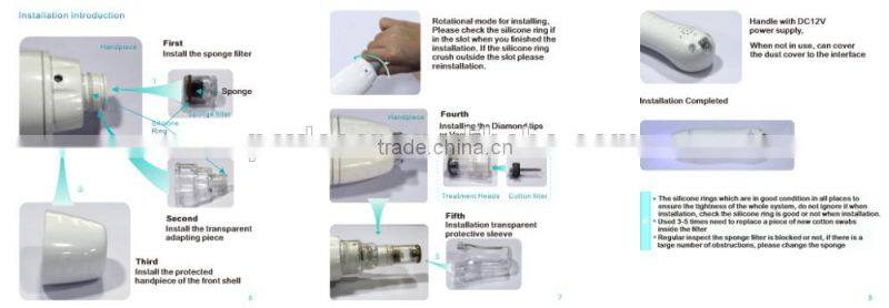 Pex Laser beauty machine microdermabrasion and peeling machine P-525