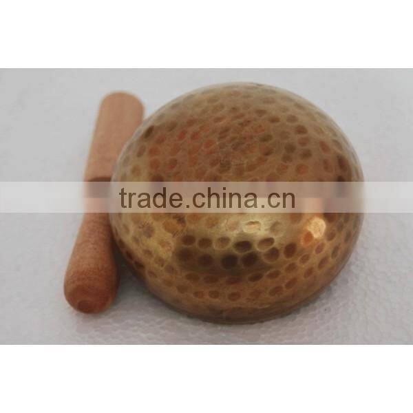 BRASS SINGING BOWL - MACHINE MADE Wicca Witch Pagan Yoga Goth New Age Reiki , Brass Singing Bowls / Metal Singing Bowls / Antiqu