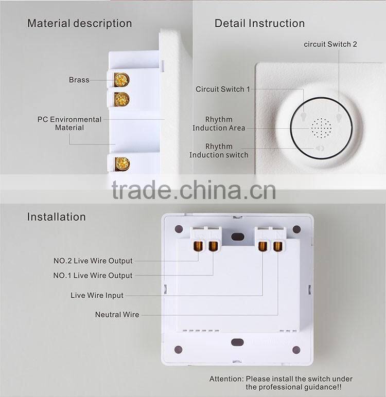 Factory price power window switch 86*86 GX-L01
