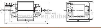electronic ballast for HID lamp