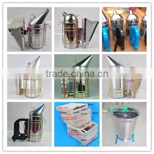 2015 new European bee smoker with inner tank for beekeeping