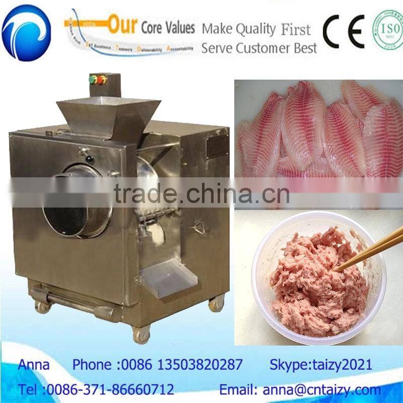 Small scale fish meat debone separator machine
