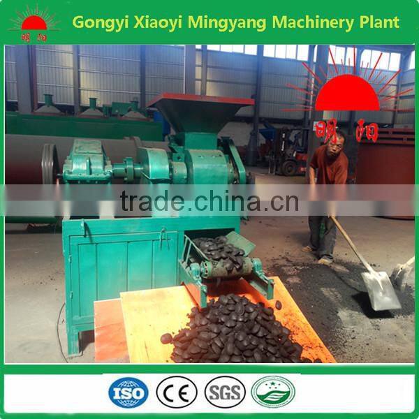 High efficiency Ball shape sugarcane bagasse charcoal straw briquette press machine price