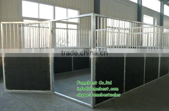 3.6x2.2m Galvanized Horse Stable with 20/25/32mm bamboo wood